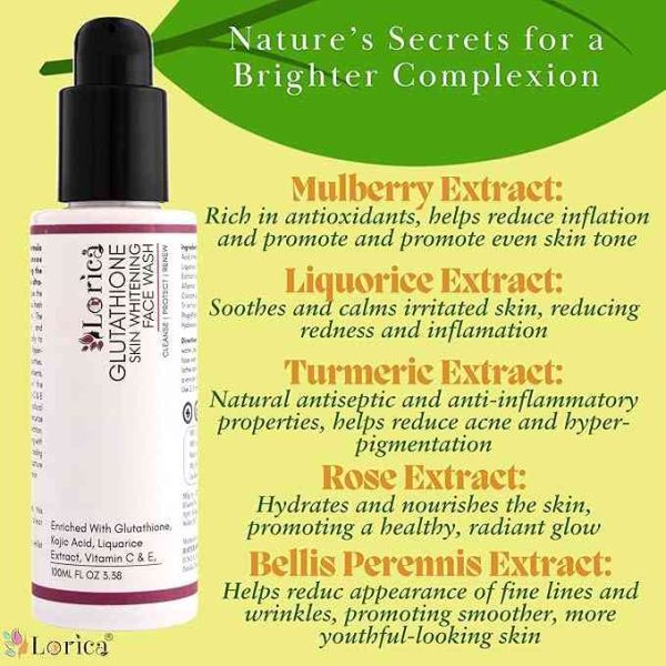 Lorica-glutathione-skin-brightening-face-wash