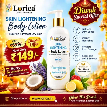 Diwali Offer - Lorica Glutathione Skin Lightening Body Lotion