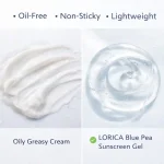 LORICA Blue Pea Sunscreen Gel SPF 50 PA+++ | Lightweight Oil-Free UV Protection for Oily & Sensitive Skin (100ml)