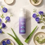 LORICA Blue Pea Sunscreen Gel SPF 50 PA+++ | Lightweight Oil-Free UV Protection for Oily & Sensitive Skin (100ml)