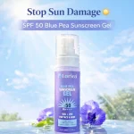 LORICA Blue Pea Sunscreen Gel SPF 50 PA+++ | Lightweight Oil-Free UV Protection for Oily & Sensitive Skin (100ml)